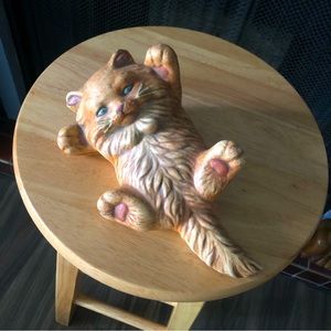 Vintage Ceramic Kitten Figurine